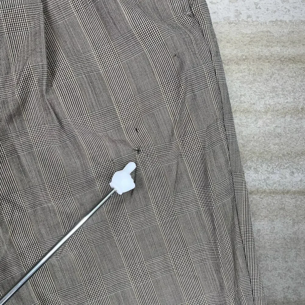 Vintage 90s Tommy Hilfiger Dress Pants 36x31 Relaxed Fit Tan Pleated Front